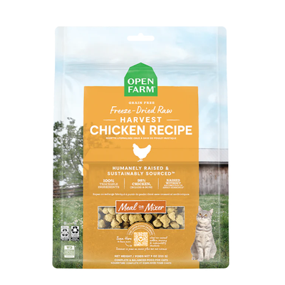 Open Farm Cat Freeze Dried Raw Harvest Chicken