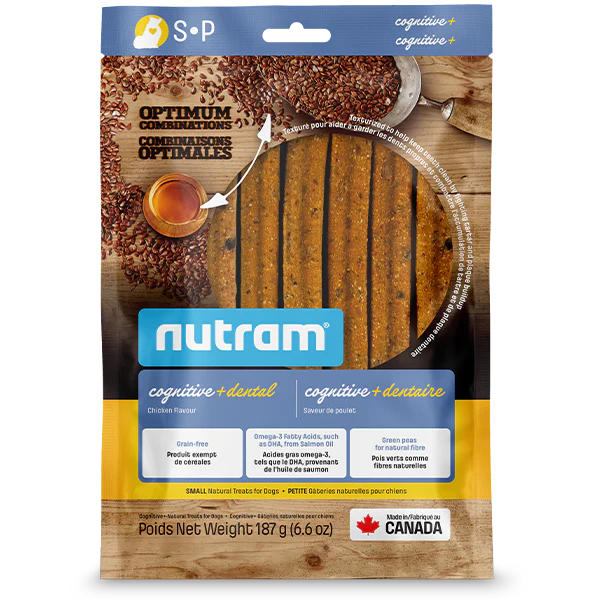 Nutram Optimum Dog Cognitive & Dental Treats Chicken