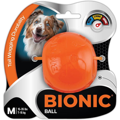 Bionic Rubber Ball Dog Toy - Medium: 2.6" - Dog Toys - Bionic - PetMax Canada