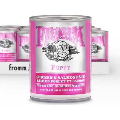 Fromm Canned Dog Food Classic Puppy Chicken and Salmon