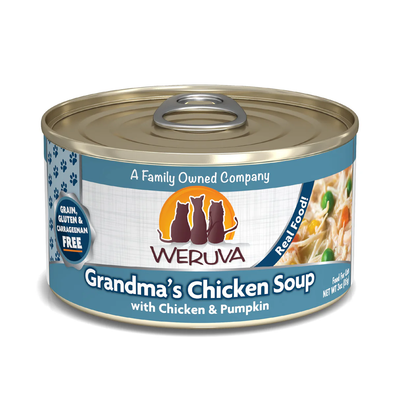 Weruva Wet Cat Food Grandmas Chicken Soup Chicken & Pumpkin Stew