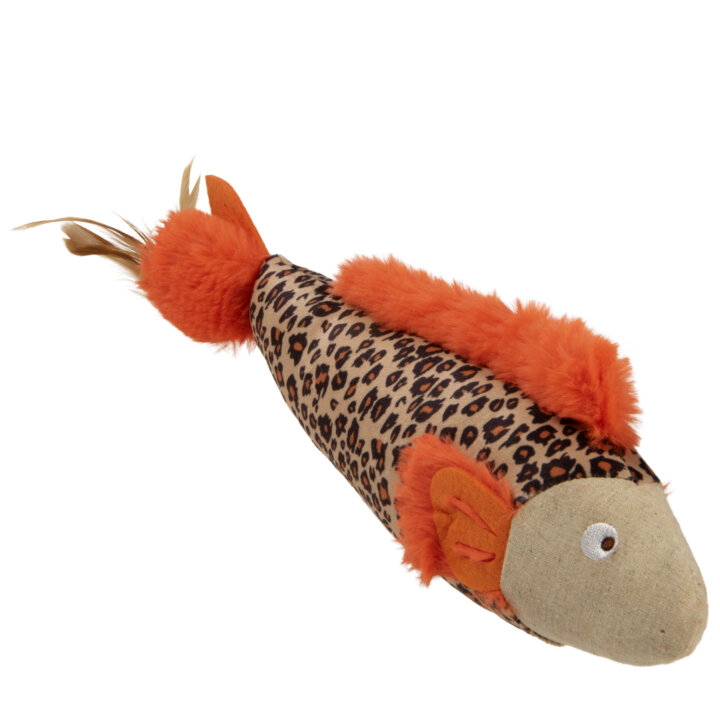 Instincts Cat Fin Frenzy Crinkle Plush Kicker