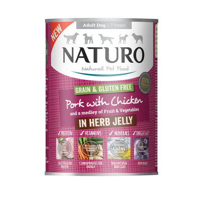 Naturo Canine Adult Can Pork With Chicken & Veg