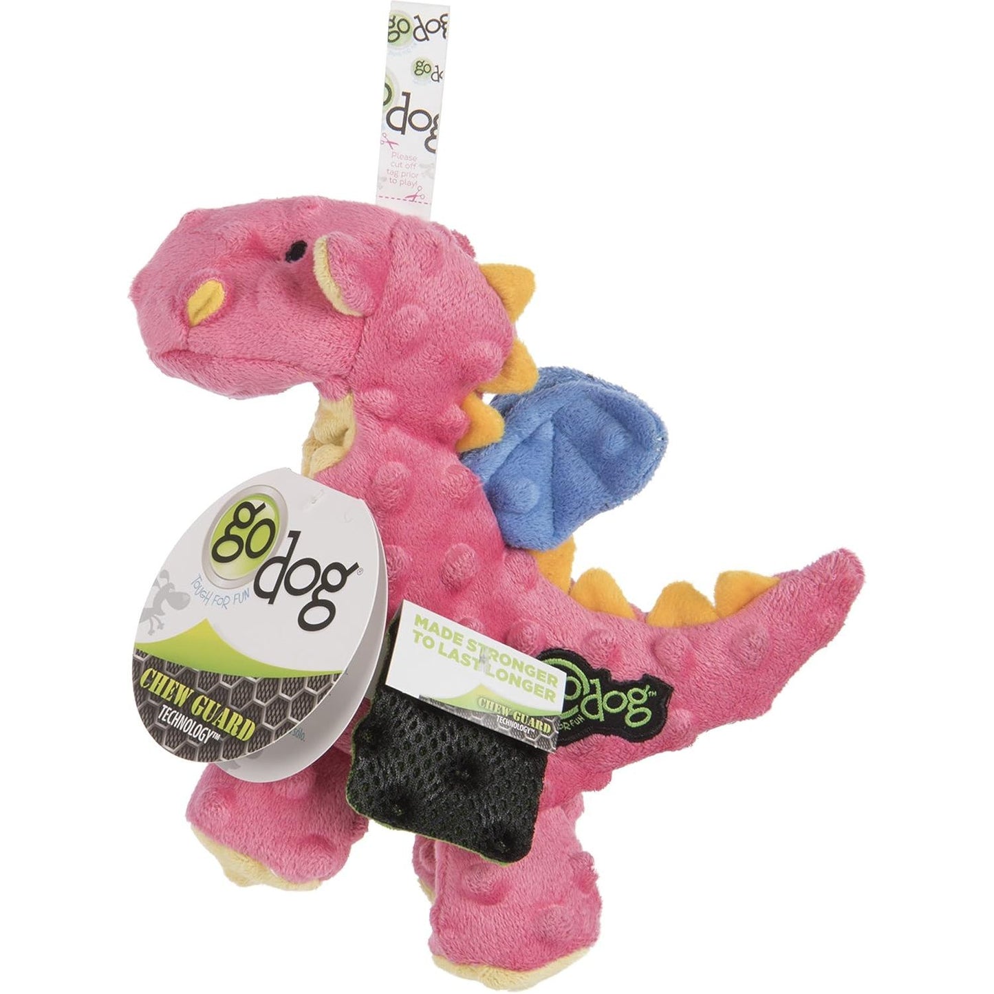 Go Dog Chew Guard Baby Dragon Coral