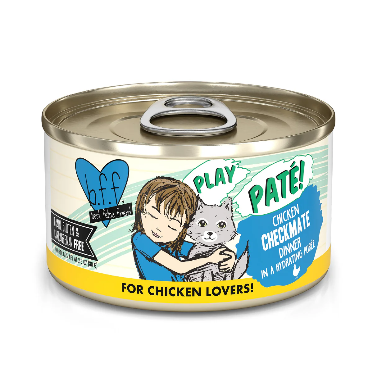 Weruva Wet Cat Food BFF Chicken Checkmate Pate