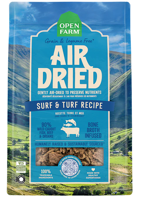 Open Farm Dog Air Dried Surf & Turf Recipe