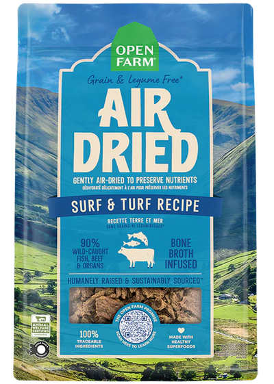 Open Farm Dog Air Dried Surf & Turf Recipe