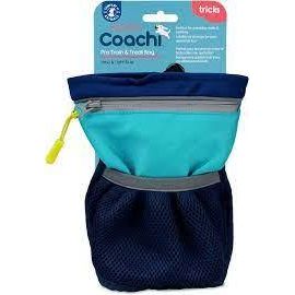 Coachi Pro Train & Treat Bag - Navy & Light Blue - Training Products - COACHI - PetMax Canada