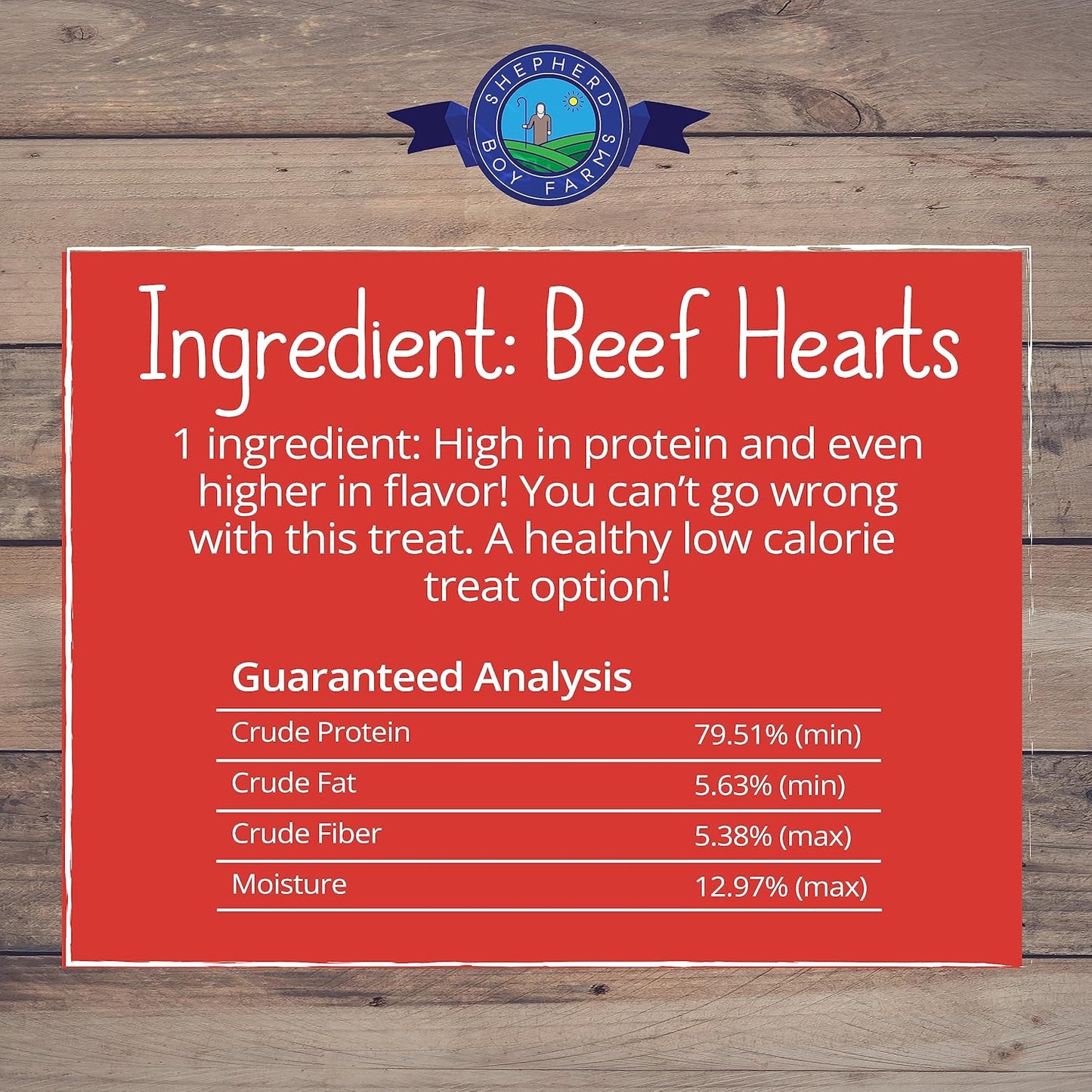 Shepherd Boy Farms Freeze Dried Beef Hearts