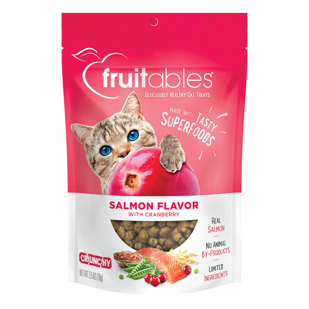 Fruitables Cat Treat Salmon & Cranberry