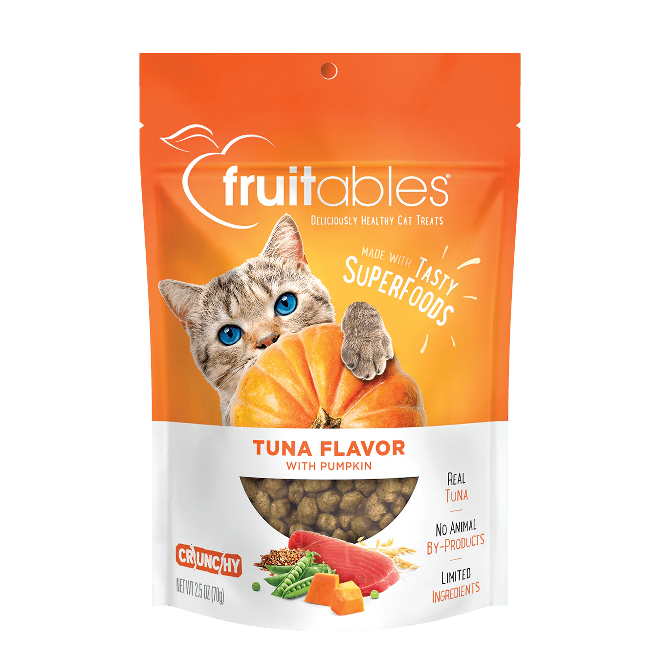 Fruitables Cat Treat Tuna & Pumpkin