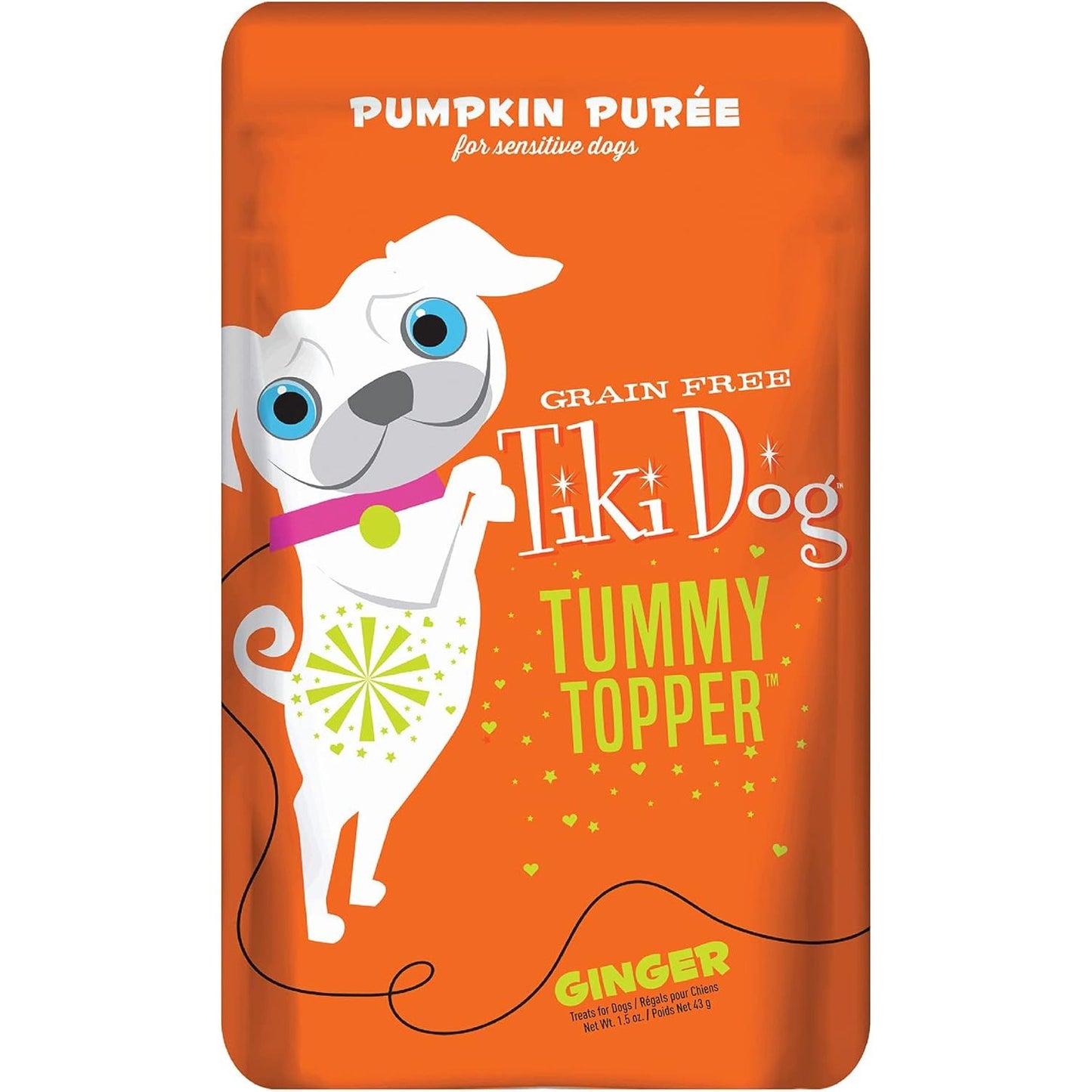 Tiki Dog Tummy Topper Pumpkin & Ginger