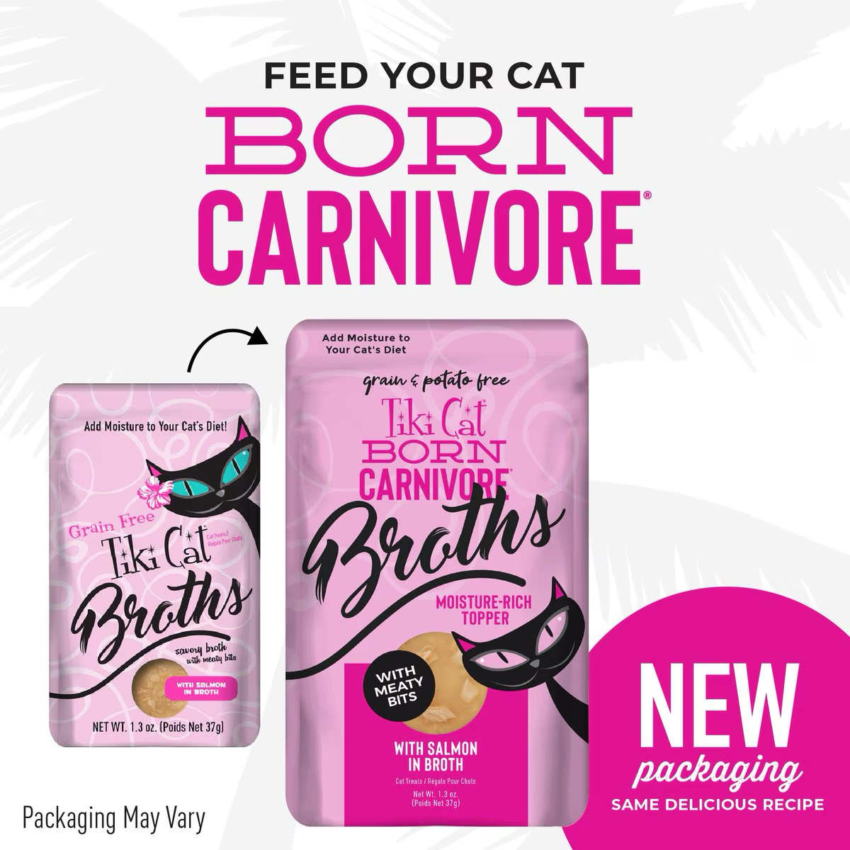 Tiki Cat Pouch Broths Grain Free Salmon