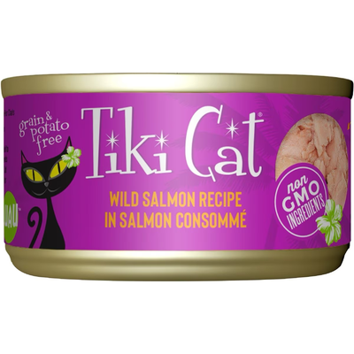 Tiki Cat Can Luau Wild Salmon In Salmon Consomme