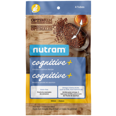 Nutram Optimum Combinations Cognitive+ Kitten Chicken & Salmon Tubes