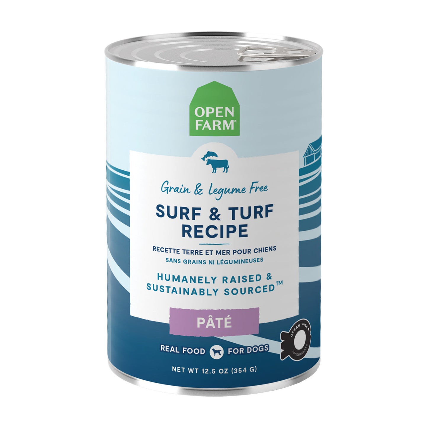 Open Farm Dog Canned Surf & Turf Recipe