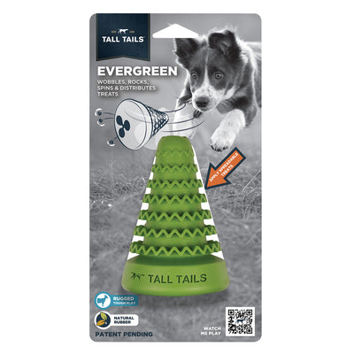 Tall Tails Natural Rubber Evergreen Tree Toy