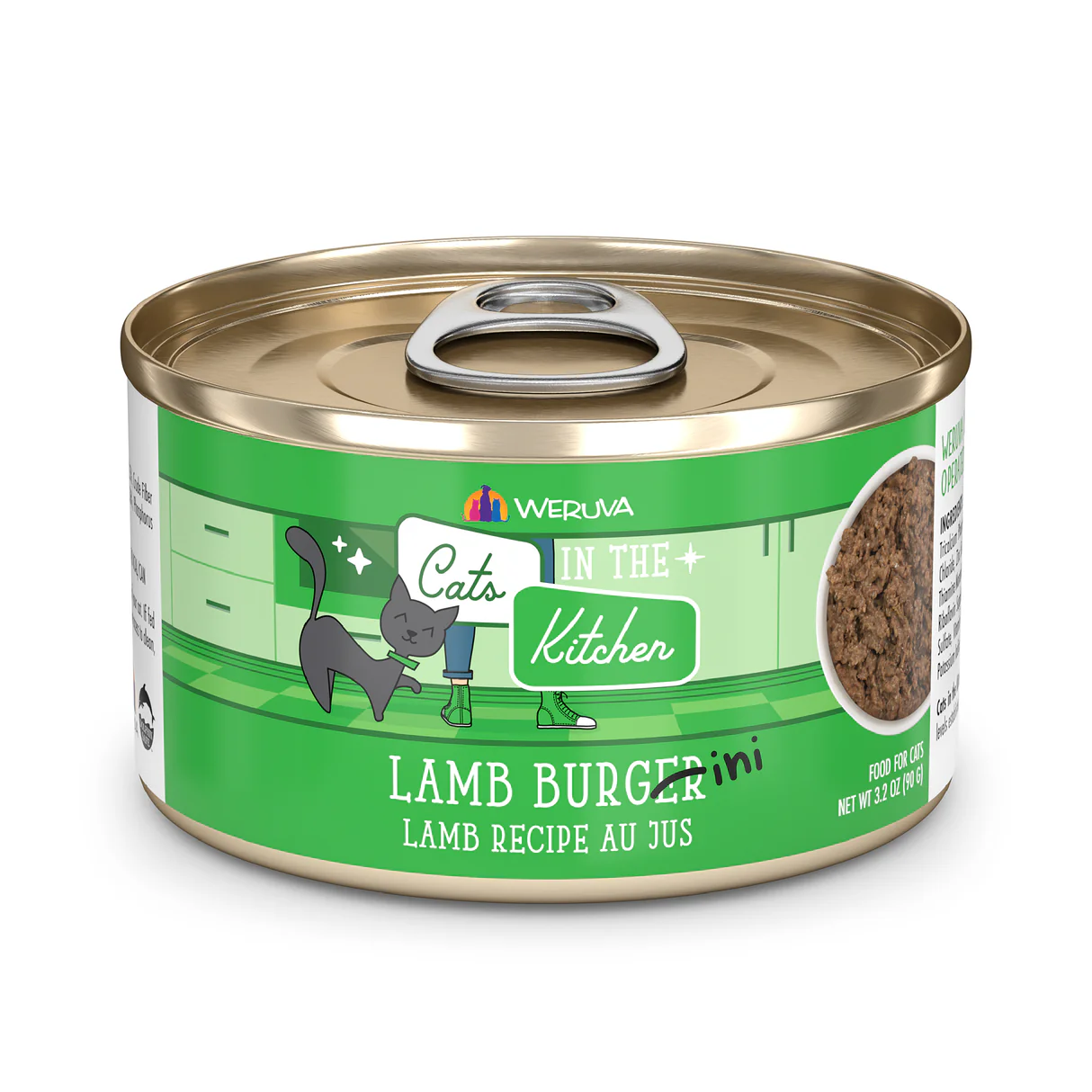 Weruva Wet Cat Food Cats in the Kitchen Lamburgini Lamb & Tuna Pate