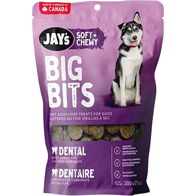 Jay's Tid Bits Liver Dental Big Bits