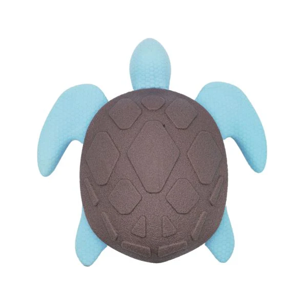 Bud-Z Floating Rubber Dog Toy with Squeaker Turtle