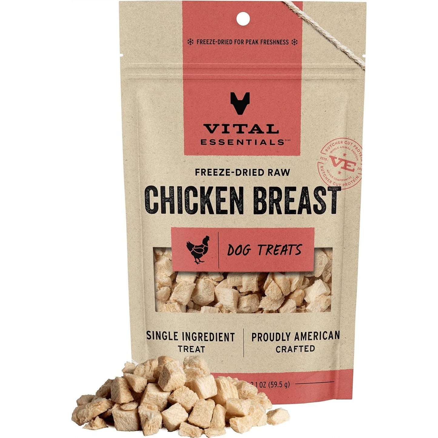 Vital Essentials Freeze Dried Treat Chicken Breast