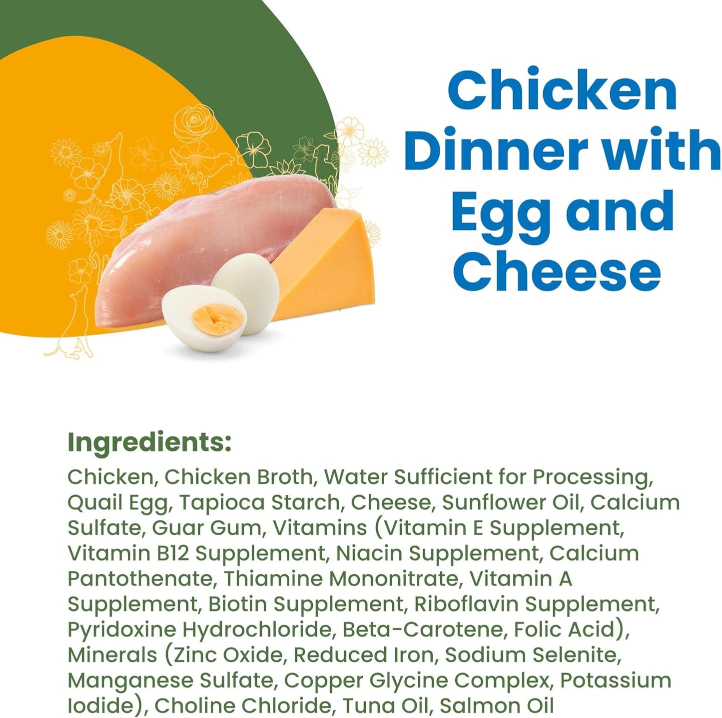 Almo Nature HQS Complete Chicken With Egg & Cheese Wet Dog Food