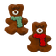 Bosco & Roxys Holiday Have A Beary Christmas Teddybear Cookie