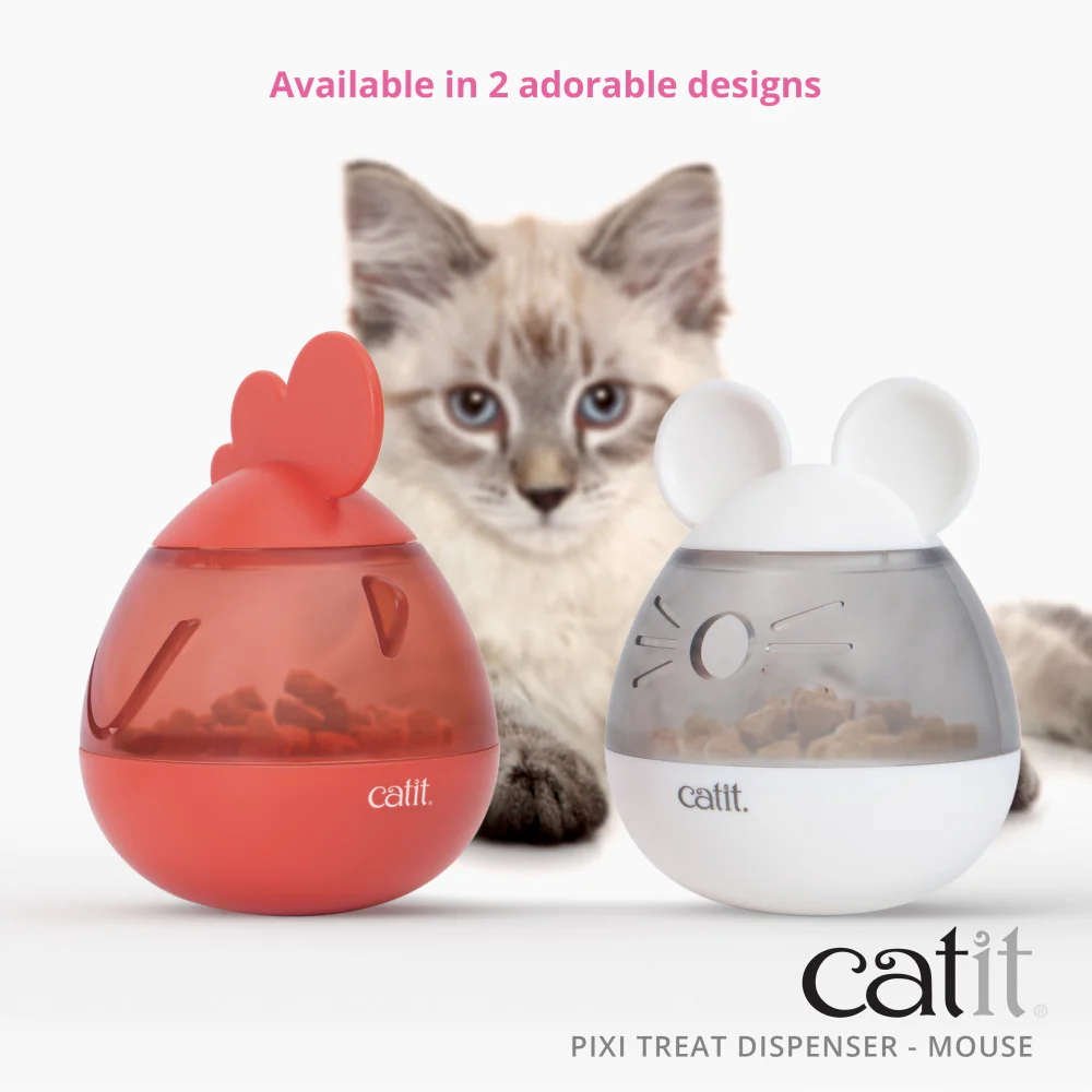 Catit Pixi Distributeur de friandises pour chat Souris