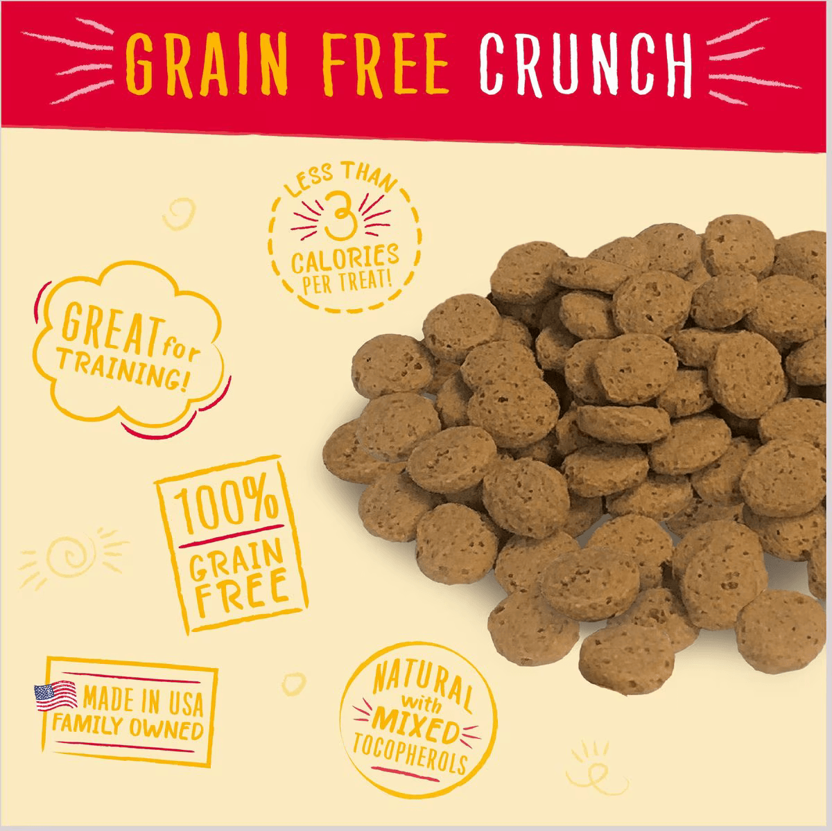 Charlee Bear Dog Treats Grain Free Peanut Butter & Banana - 8 oz - Dog Treats - Charlee Bear - PetMax Canada