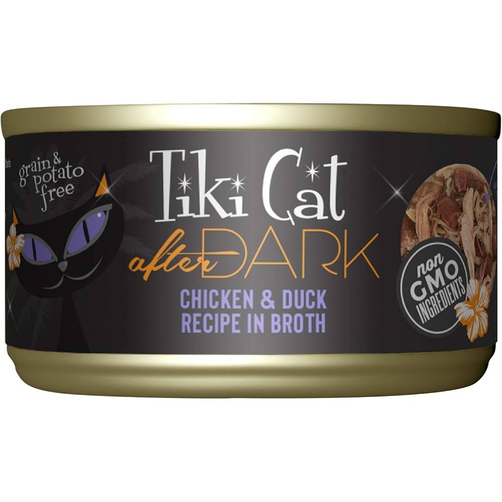 Tiki Cat Can After Dark Chicken & Duck In Broth