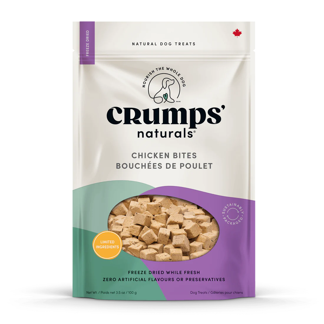 Crumps Naturals Freeze Dried Chicken Bites