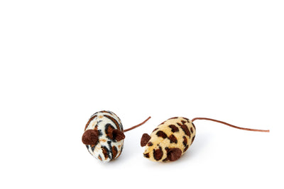 Bud Z Cat Toy Bulk Animal Print Mouse