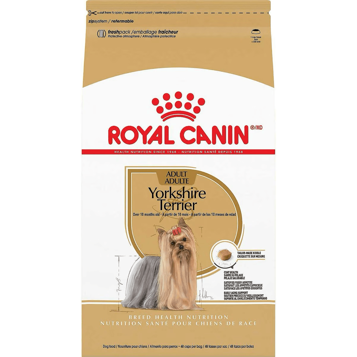 Max Value Pack: Royal Canin Yorkshire Terrier Adult Dry Food 4.5 Kg + Greenies Teenie Dental Dog Treats 1.02 Kg - Default Title - Dog Food - Royal Canin - PetMax Canada