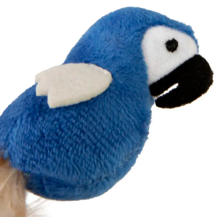 Instincts Cat Chatty Chirp Plush Bird