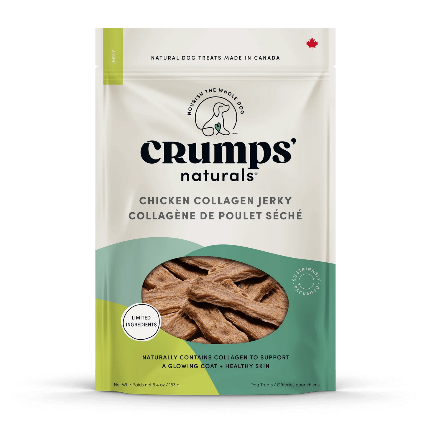 Crumps Naturals Chicken Collagen Jerky Treat