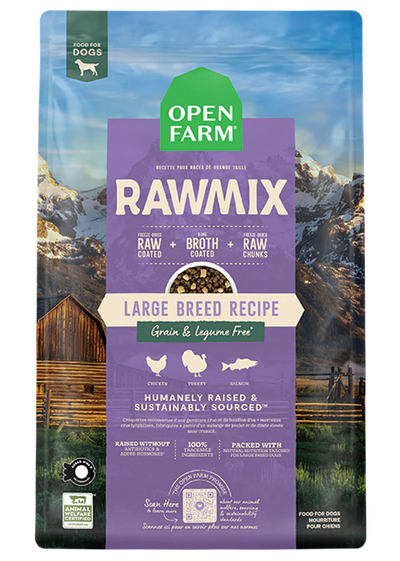 Open Farm Dog Rawmix Grain Free Large Breed