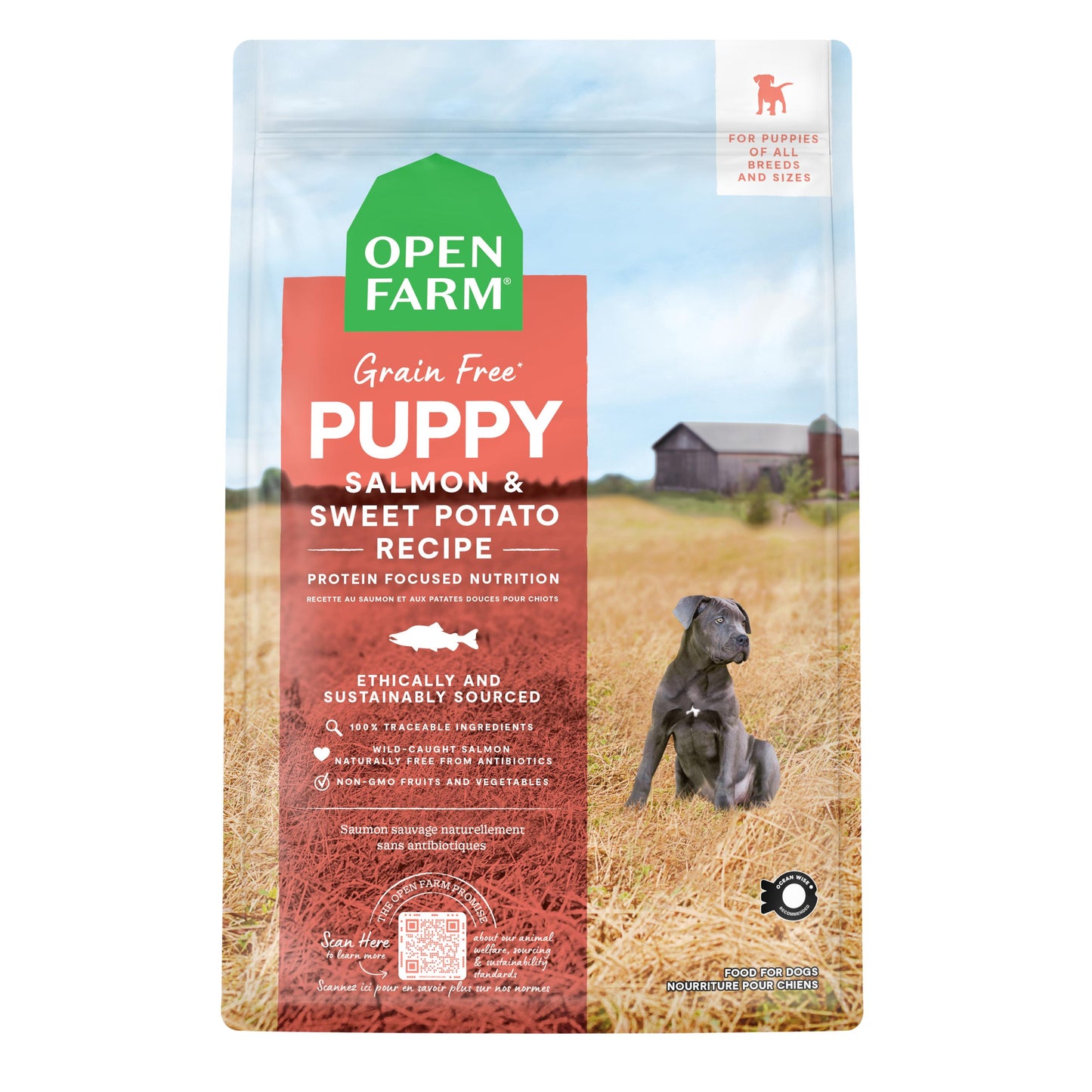 Open Farm Dog Puppy Salmon & Sweet Potato