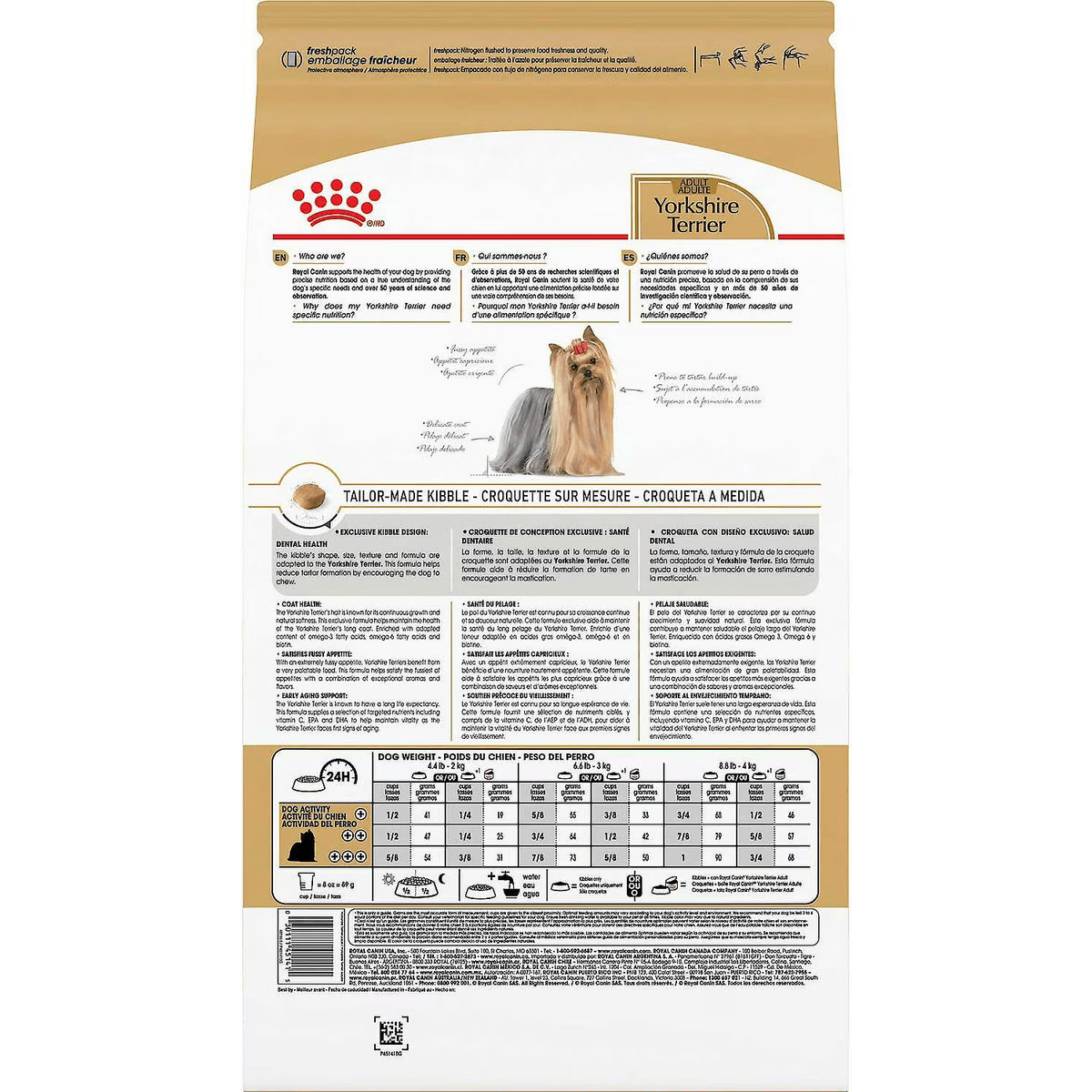 Max Value Pack: Royal Canin Yorkshire Terrier Adult Dry Food 4.5 Kg + Greenies Teenie Dental Dog Treats 1.02 Kg - Default Title - Dog Food - Royal Canin - PetMax Canada