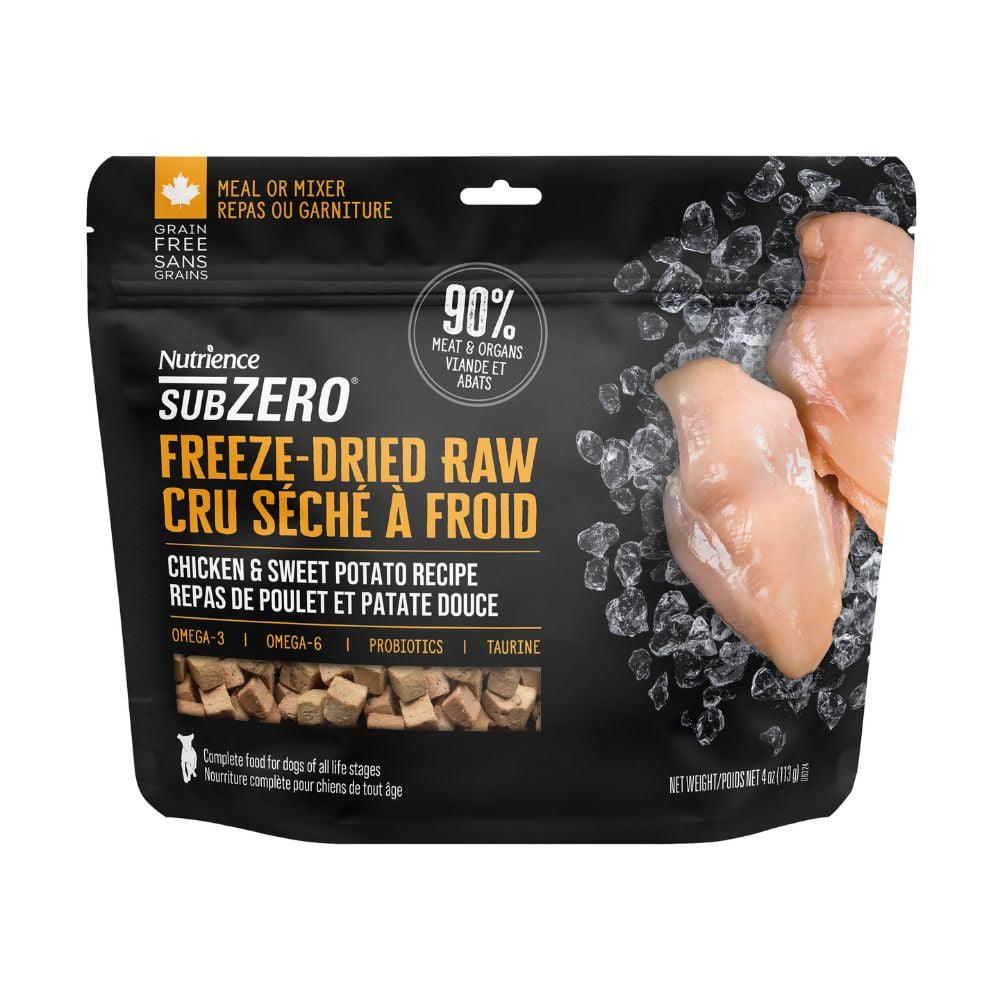 Nutrience Dog Grain Free Subzero Freeze Dried Raw Chicken & Sweet Potato - 113g - Dog Food - Nutrience Pet Food - PetMax Canada