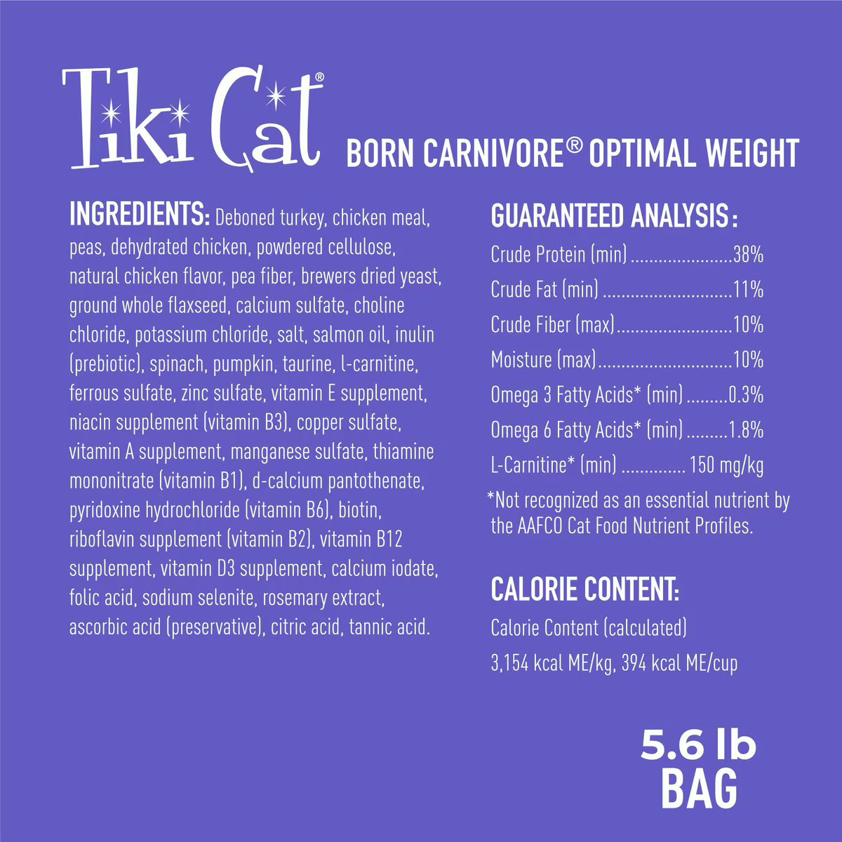 Tiki Cat Born Carnivore Optimal Weight Turkey