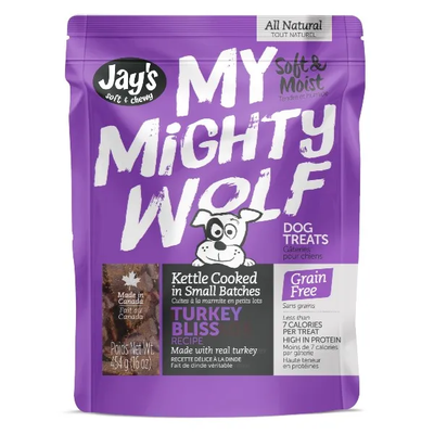 Jay's My Mighty Wolf Dog Treats Turkey