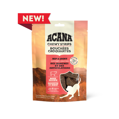 Acana Dog Chewy Strips Hip & Joint Beef