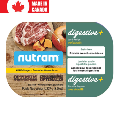 Nutram Optimum Combinations Digestive+ Lamb & Pumpkin Dog Wet Food