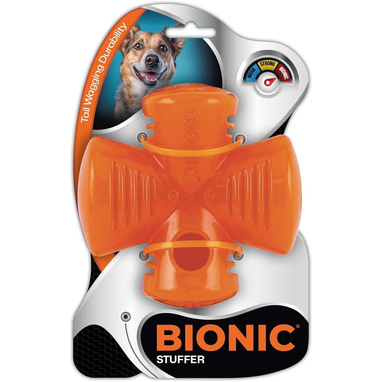 Bionic Rubber Stuffer Dog Toy - 5" - Dog Toys - Bionic - PetMax Canada