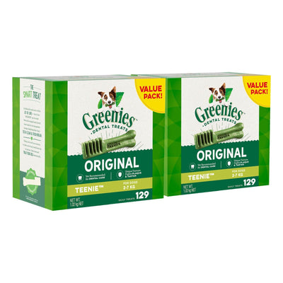 Max Value Pack: (2) Greenies Teenie 1.02 Kg Boxes - Default Title - Dog Treats - Greenies - PetMax Canada