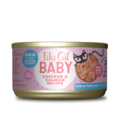 Tiki Cat Can Baby Kitten Whole Food Chicken & Salmon