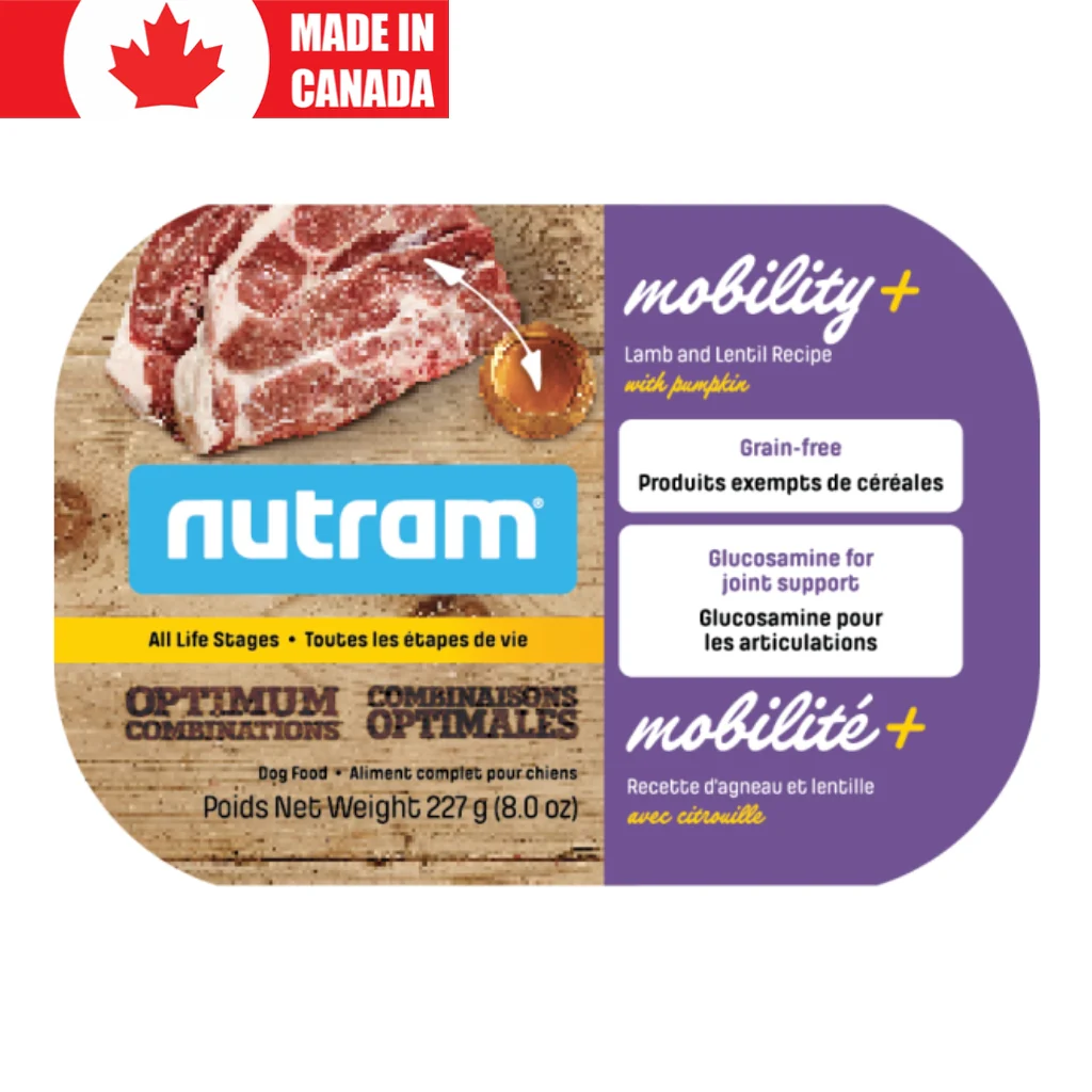 Nutram Optimum Combinations Mobility+ Lamb & Lentil Dog Wet Food