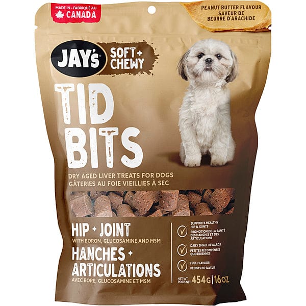 Jay s Tid Bits Peanut Butter Dog Treats PetMax