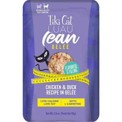 Tiki Cat Pouch Luau Lean Gelee Chicken & Duck