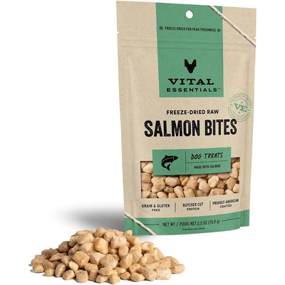 Vital Essentials Freeze Dried Treat Salmon Bites